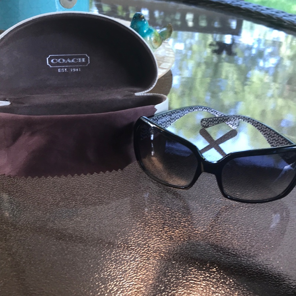 Coach, NWOT, Black gradient w/silver PERFECT!